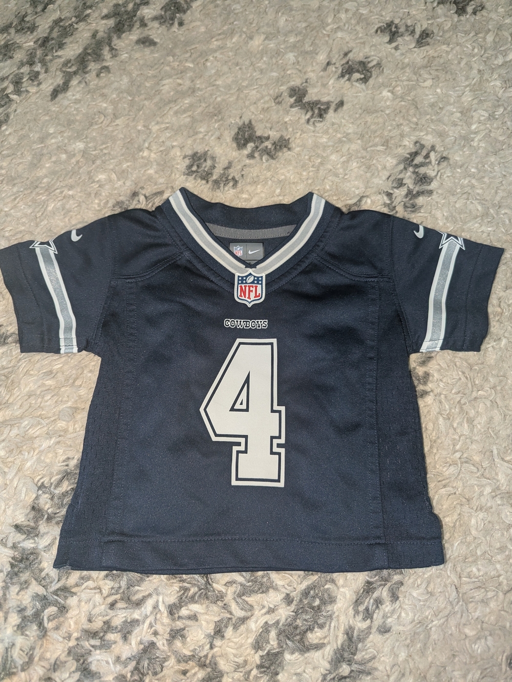 Nike Kids Dallas Cowboys #4 Navy Football Jersey